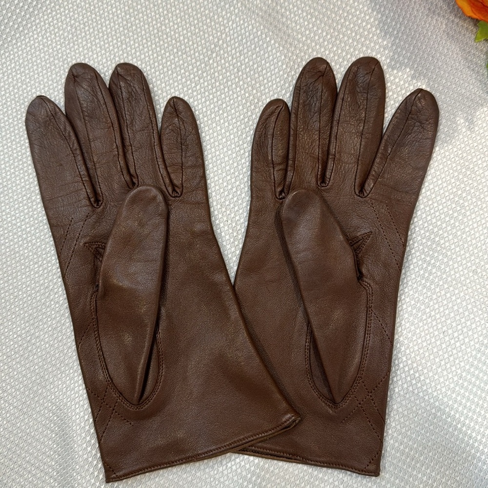 Authentic Givenchy Leather Gloves - image 4